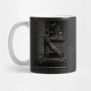 Alleyway Pipes No 2 with Border Mug